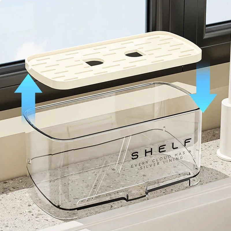 Kitchen Sink Organizer- Sponge & Soap Holder