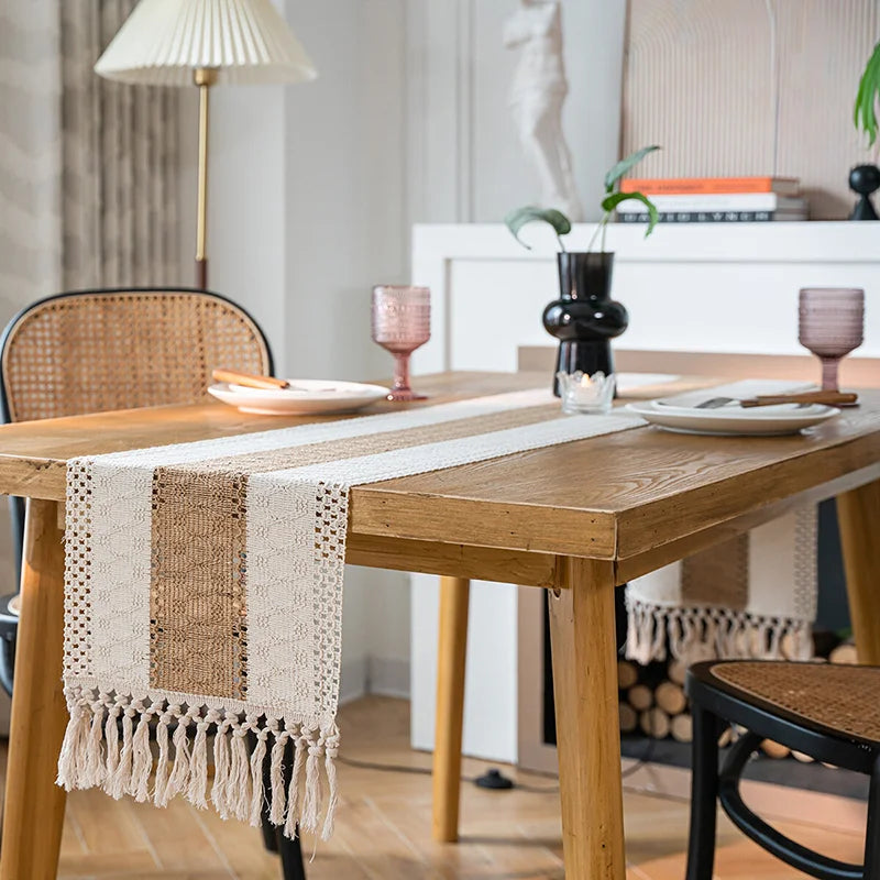 Boho Table set for 4