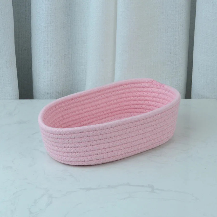 Casa Bella Woven Rope Basket-Boho Storage Organizer