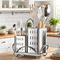 Stainless Steel Utensil Holder- Cutlery Organizer.