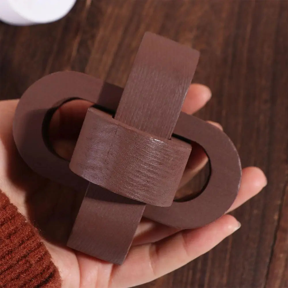 Boho Wooden Chain Link - 3 Link knot decor