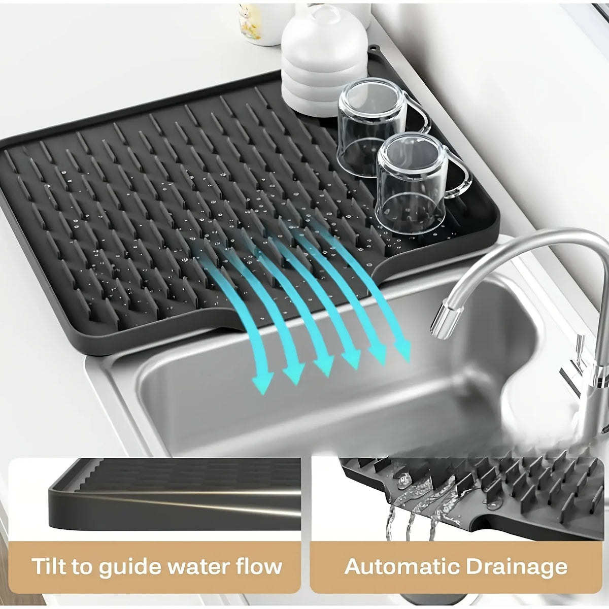 Silicone Dish Drying Mat Drainage Mat