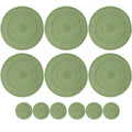 Round Braided Placemats- Set of 6