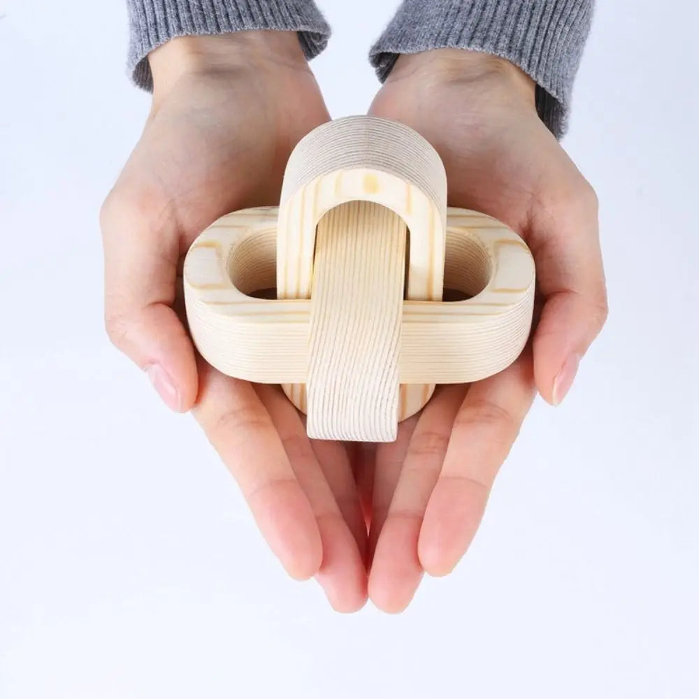Boho Wooden Chain Link - 3 Link knot decor