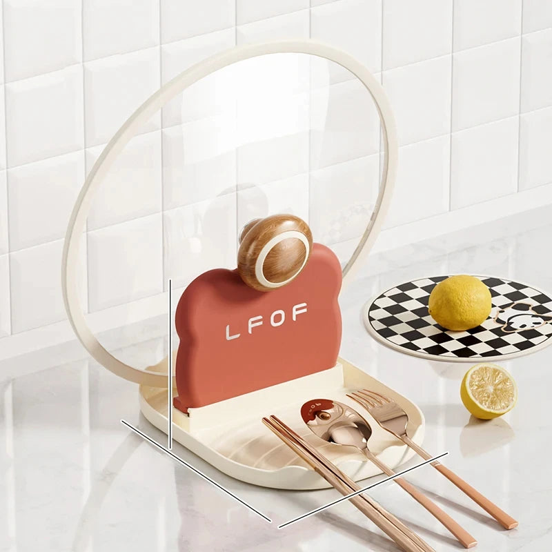 Bear Pot Lid & Spoon Holder- Cute Kitchen Organizer.