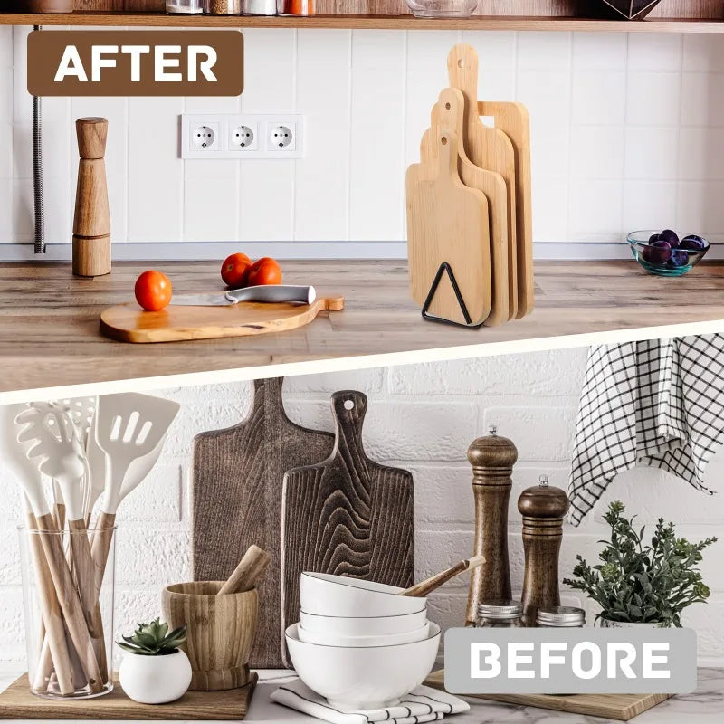 Cutting Board Rack- kitchen Storage Organizer.